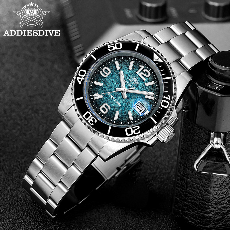 Rolex Watch Submariner - ADDIESDIVE 41 mm Herren-Taucheruhr AD2513, 200