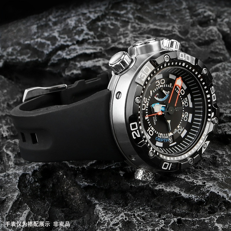 Gummi uhr band Für CITIZEN Tau – Citizen Watch Promaster Bewertung und Preis